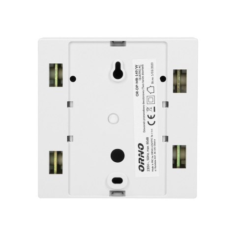 DZWONEK GONG DWUTONOWY 230V QUATRO AC CZARNY DZWONEK GONG DWUTONOWY 230V QUATRO AC CZARNY
