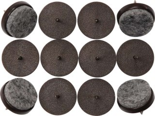 PODKŁADKI PLASTIKOWO-FILCOWE NA GWÓŹDŹ 24MM, 12SZ