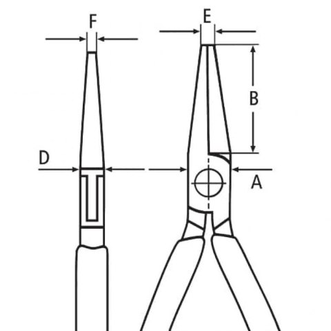 SZCZYPCE DLA ELEKTRONIKÓW 145MM SZCZYPCE DLA ELEKTRONIKÓW 145MM
