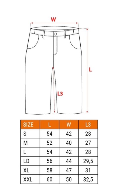 KRÓTKIE SPODENKI BASIC, ROZMIAR LD/54 KRÓTKIE SPODENKI BASIC, ROZMIAR LD/54