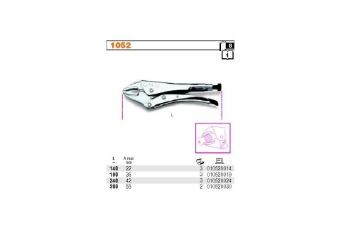 SZCZYPCE NASTAWNE SAMOBLOKUJĄCE 140MM SZCZYPCE NASTAWNE SAMOBLOKUJĄCE 140MM
