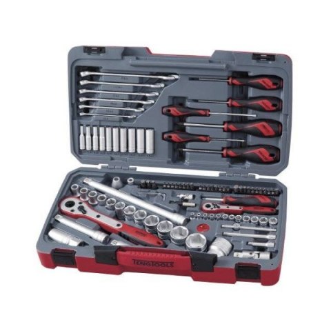ZESTAW NARZĘDZIOWY 1/4'' I 1/2'' 95 ELEMENTÓW ZESTAW NARZĘDZIOWY 1/4'' I 1/2'' 95 ELEMENTÓW