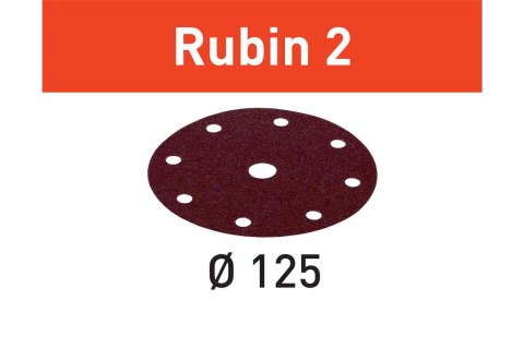 KRĄŻKI ŚCIERNE RUBIN2 STF D125/8 P100 RU2/10 KRĄŻKI ŚCIERNE RUBIN2 STF D125/8 P100 RU2/10