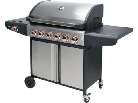 GRILL GAZOWY 6+1 STAL NIERDZEWNA 18,2KW GRILL GAZOWY 6+1 STAL NIERDZEWNA 18,2KW