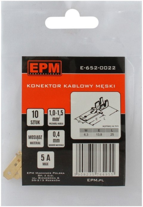 KOŃCÓWKA WSUWANA 1-1.5MM 0 10 SZTUK KOŃCÓWKA WSUWANA 1-1.5MM 0 10 SZTUK