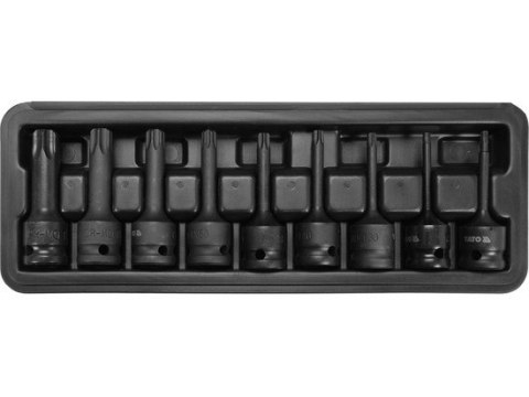 ZESTAW UDAROWYCH KLUCZY TRZPIENIOWYCH 1/2'' TORX 9 SZT ZESTAW UDAROWYCH KLUCZY TRZPIENIOWYCH 1/2'' TORX 9 SZT