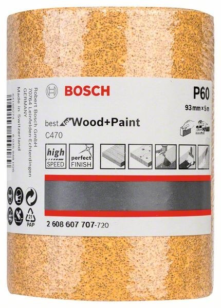 ROLKA SZLIFIERSKA BEST F/WOOD 93MM*5M P60 ROLKA SZLIFIERSKA BEST F/WOOD 93MM*5M P60