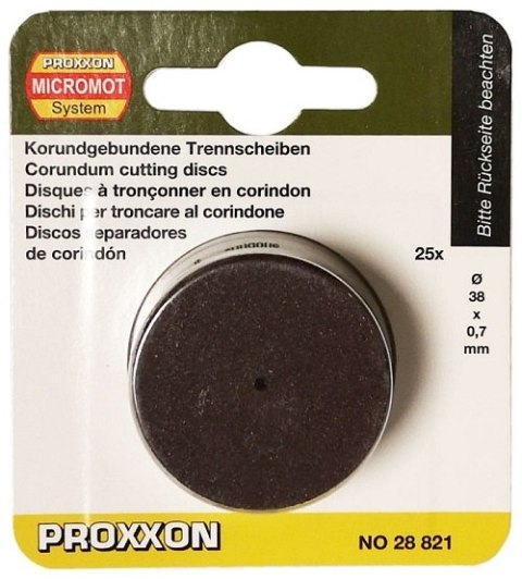 TARCZA TNĄCA KORUNDOWA 38MM, 25SZT. TARCZA TNĄCA KORUNDOWA 38MM, 25SZT.
