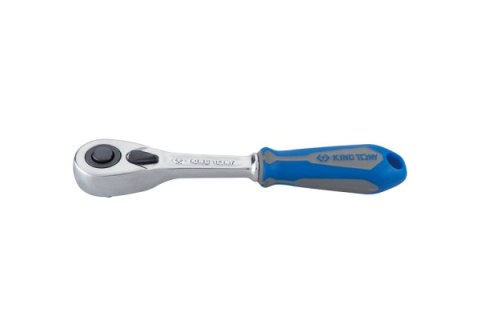GRZECHOTKA 1/4'' 140MM 90 ZĘBÓW, UCHWYT GUMOWY, PRZYCISK GRZECHOTKA 1/4'' 140MM 90 ZĘBÓW, UCHWYT GUMOWY, PRZYCISK
