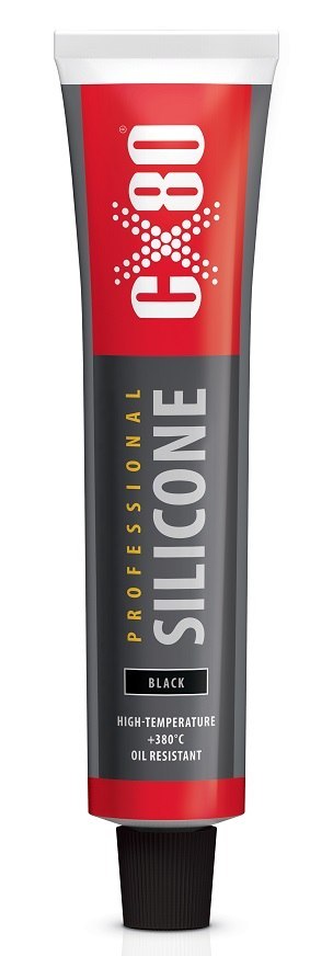 SILIKON PROFESSIONAL CZARNY WYSOKOTEMPERATUROWY 80ML TUBA SILIKON PROFESSIONAL CZARNY WYSOKOTEMPERATUROWY 80ML TUBA