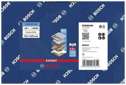 ARKUSZ Z WŁÓKNINY EXPERT N880 152*229MM ZGRA ARKUSZ Z WŁÓKNINY EXPERT N880 152*229MM ZGRA